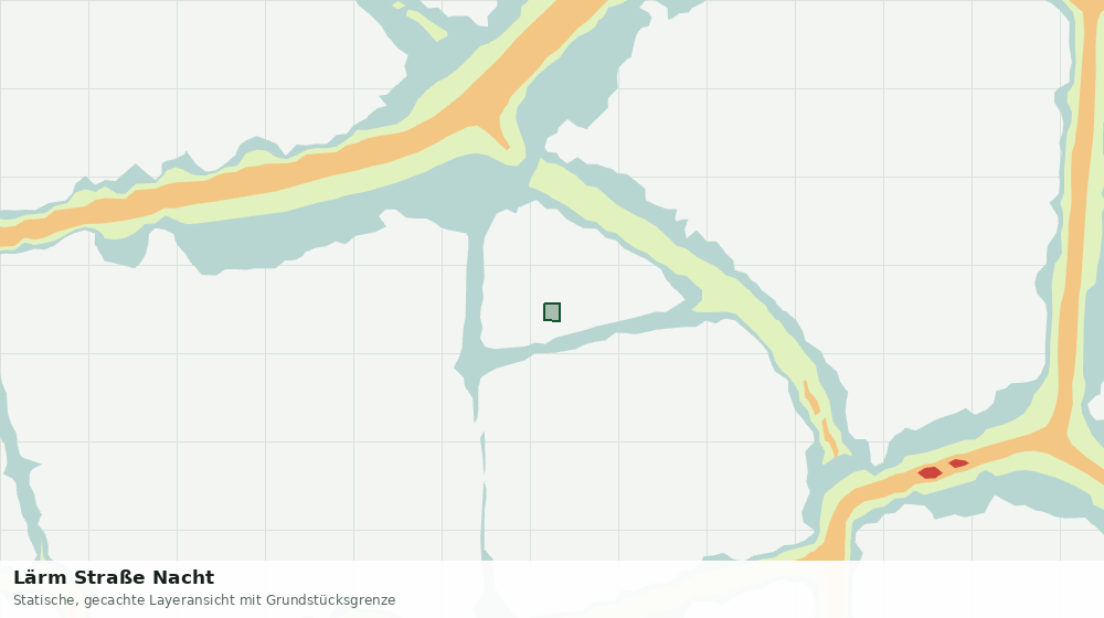 Statische Kartenansicht: Lärm Straße Nacht