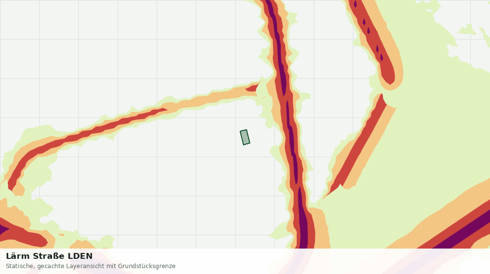 Statische Kartenansicht: Lärm Straße LDEN
