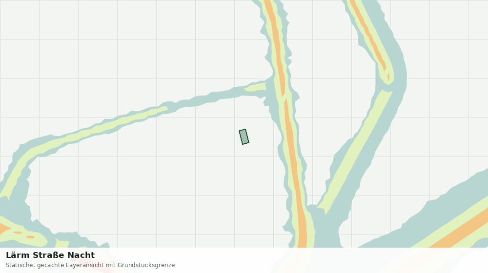 Statische Kartenansicht: Lärm Straße Nacht