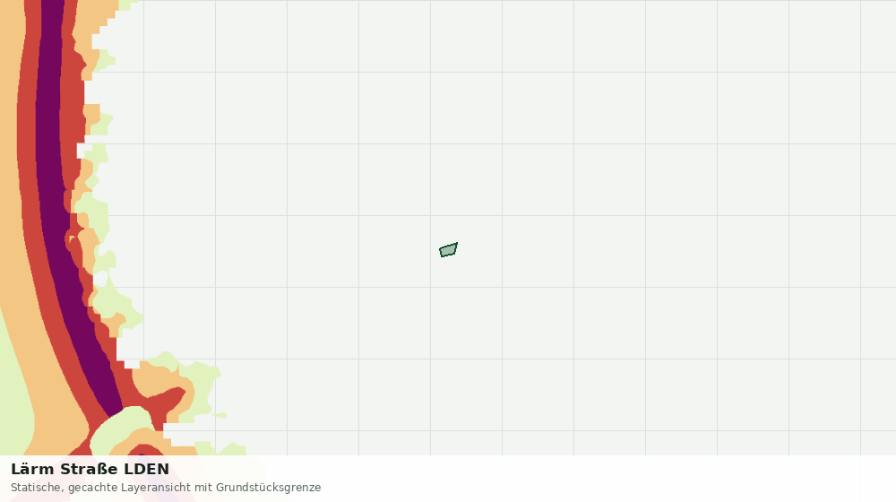 Statische Kartenansicht: Lärm Straße LDEN