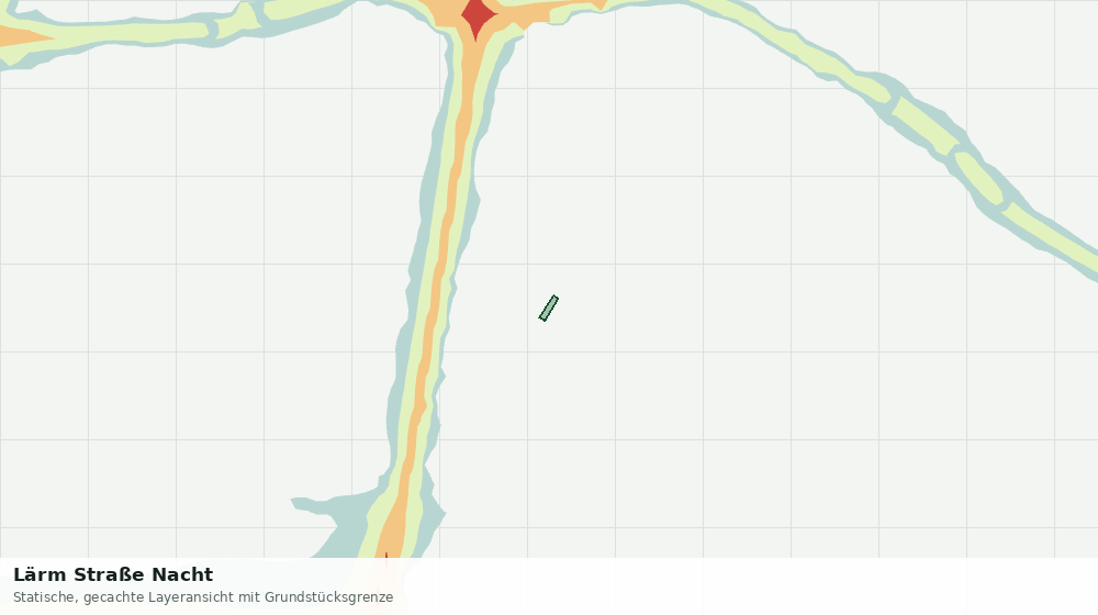 Statische Kartenansicht: Lärm Straße Nacht