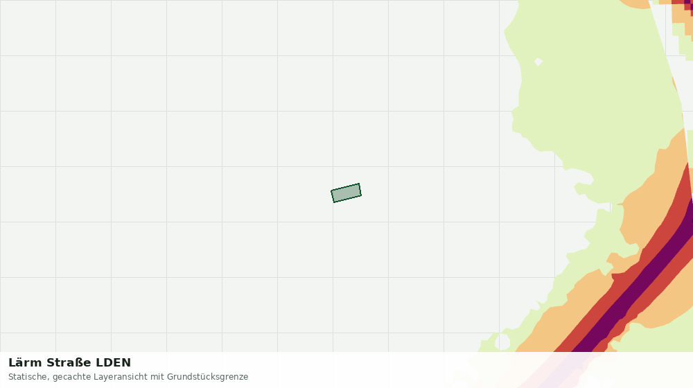 Statische Kartenansicht: Lärm Straße LDEN