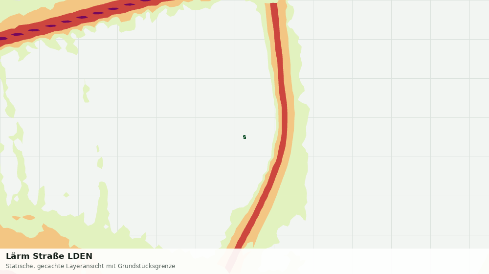 Statische Kartenansicht: Lärm Straße LDEN