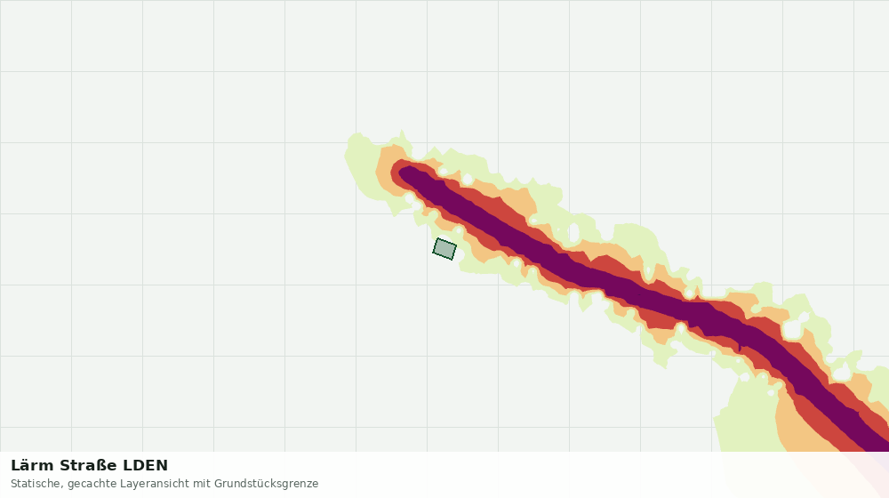 Statische Kartenansicht: Lärm Straße LDEN