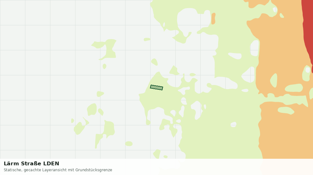 Statische Kartenansicht: Lärm Straße LDEN