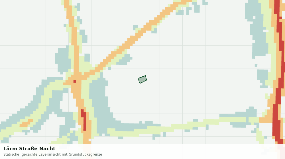 Statische Kartenansicht: Lärm Straße Nacht