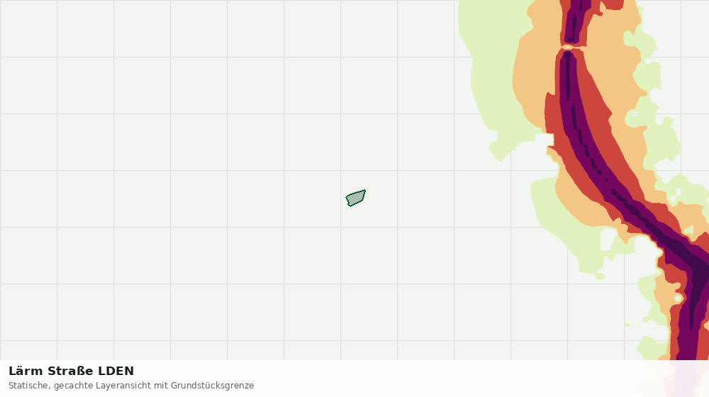 Statische Kartenansicht: Lärm Straße LDEN