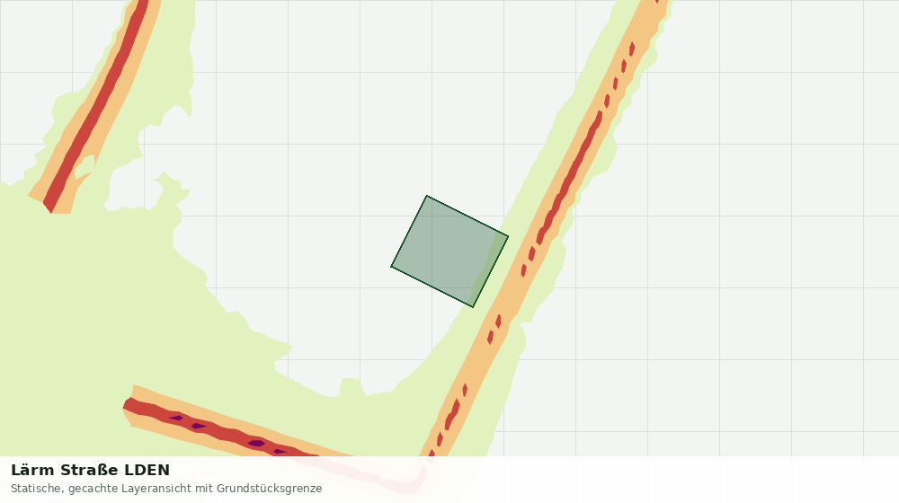 Statische Kartenansicht: Lärm Straße LDEN