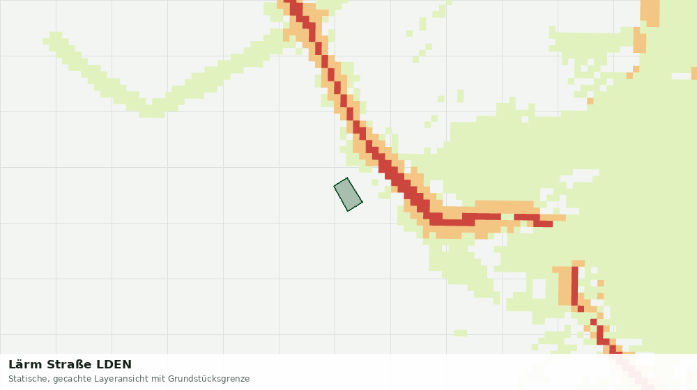 Statische Kartenansicht: Lärm Straße LDEN