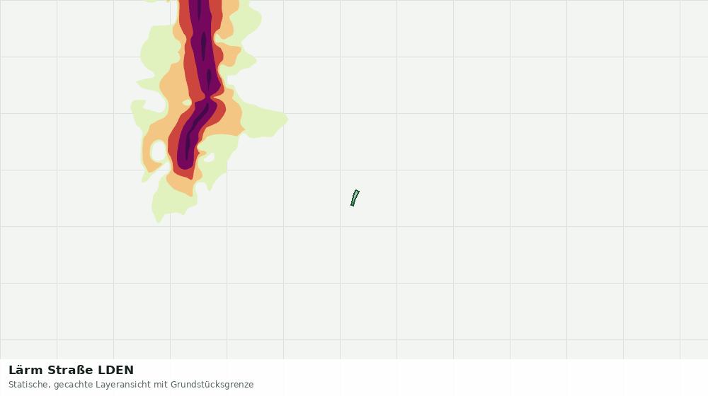 Statische Kartenansicht: Lärm Straße LDEN