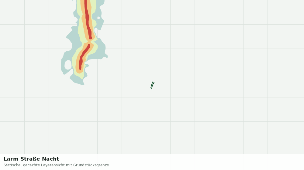 Statische Kartenansicht: Lärm Straße Nacht