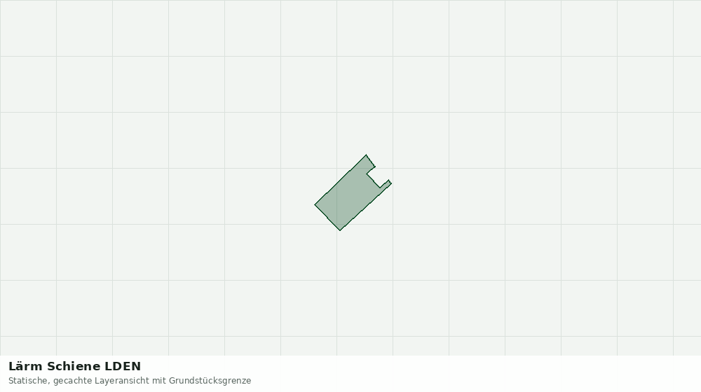Statische Kartenansicht: Lärm Schiene LDEN
