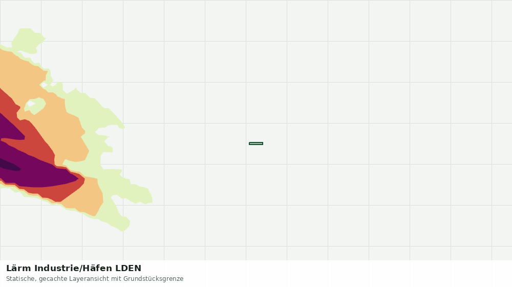 Statische Kartenansicht: Lärm Industrie/Häfen LDEN
