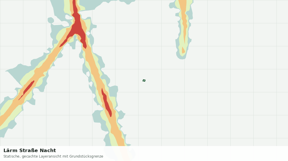 Statische Kartenansicht: Lärm Straße Nacht