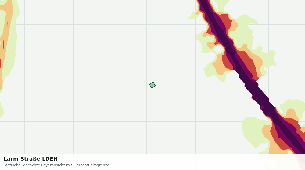 Statische Kartenansicht: Lärm Straße LDEN