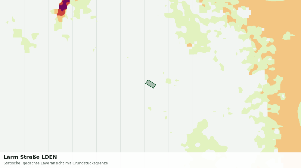 Statische Kartenansicht: Lärm Straße LDEN