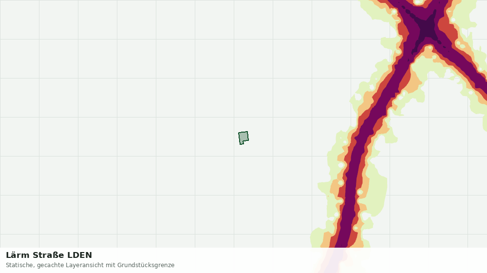 Statische Kartenansicht: Lärm Straße LDEN
