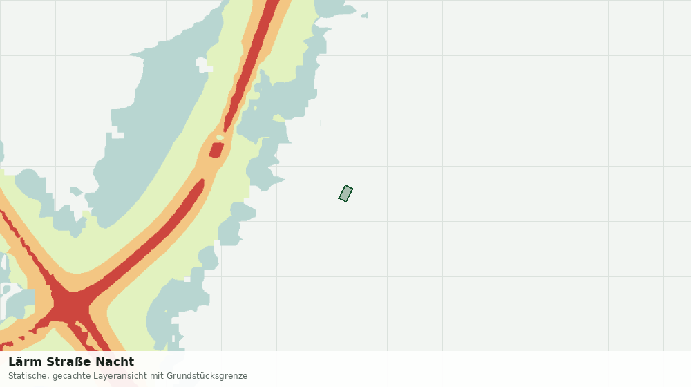 Statische Kartenansicht: Lärm Straße Nacht