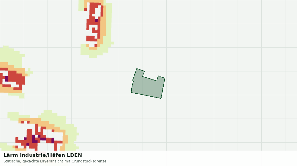 Statische Kartenansicht: Lärm Industrie/Häfen LDEN