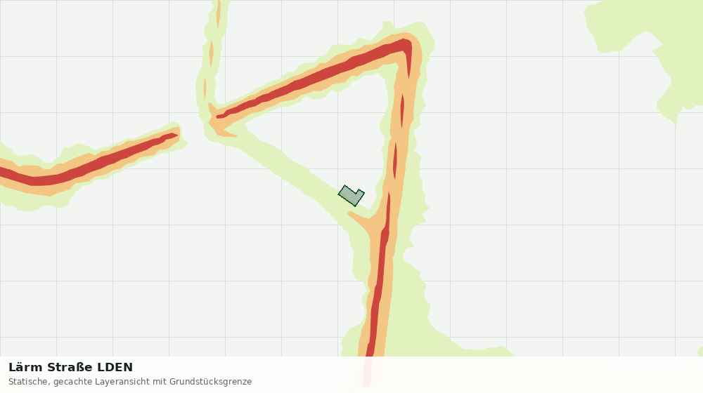 Statische Kartenansicht: Lärm Straße LDEN