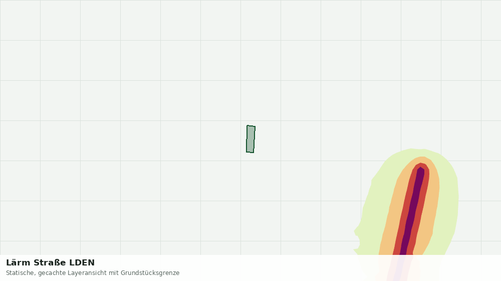Statische Kartenansicht: Lärm Straße LDEN
