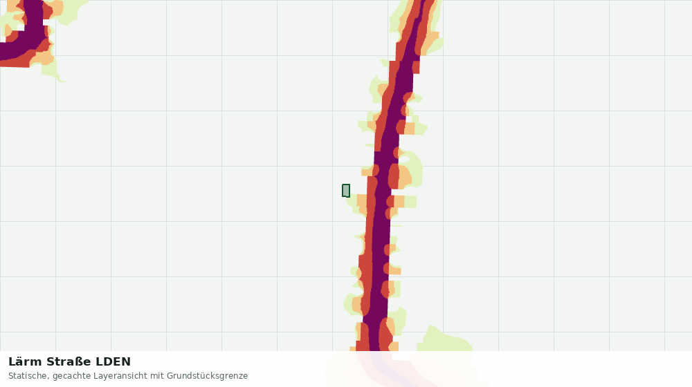 Statische Kartenansicht: Lärm Straße LDEN