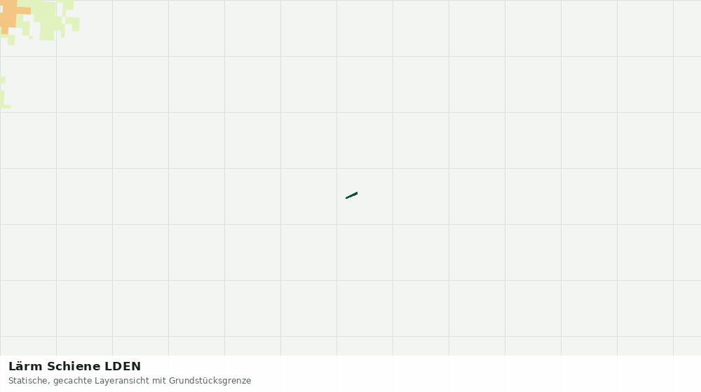 Statische Kartenansicht: Lärm Schiene LDEN