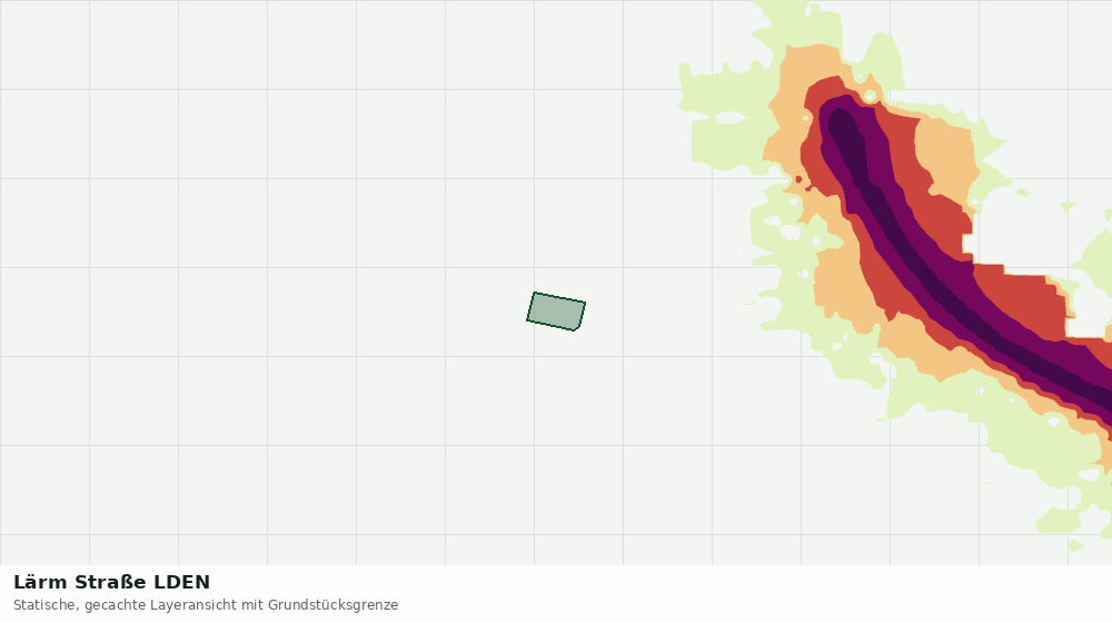 Statische Kartenansicht: Lärm Straße LDEN