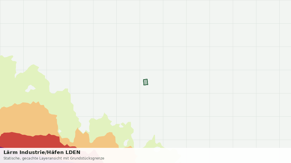 Statische Kartenansicht: Lärm Industrie/Häfen LDEN