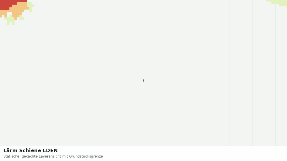 Statische Kartenansicht: Lärm Schiene LDEN