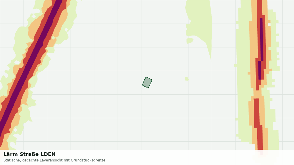 Statische Kartenansicht: Lärm Straße LDEN