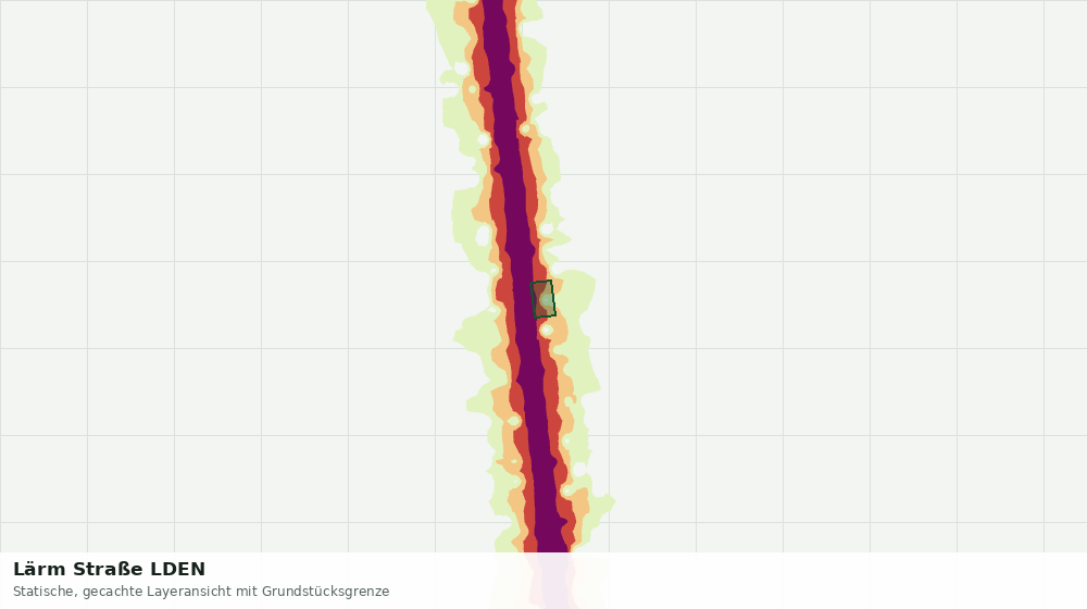 Statische Kartenansicht: Lärm Straße LDEN