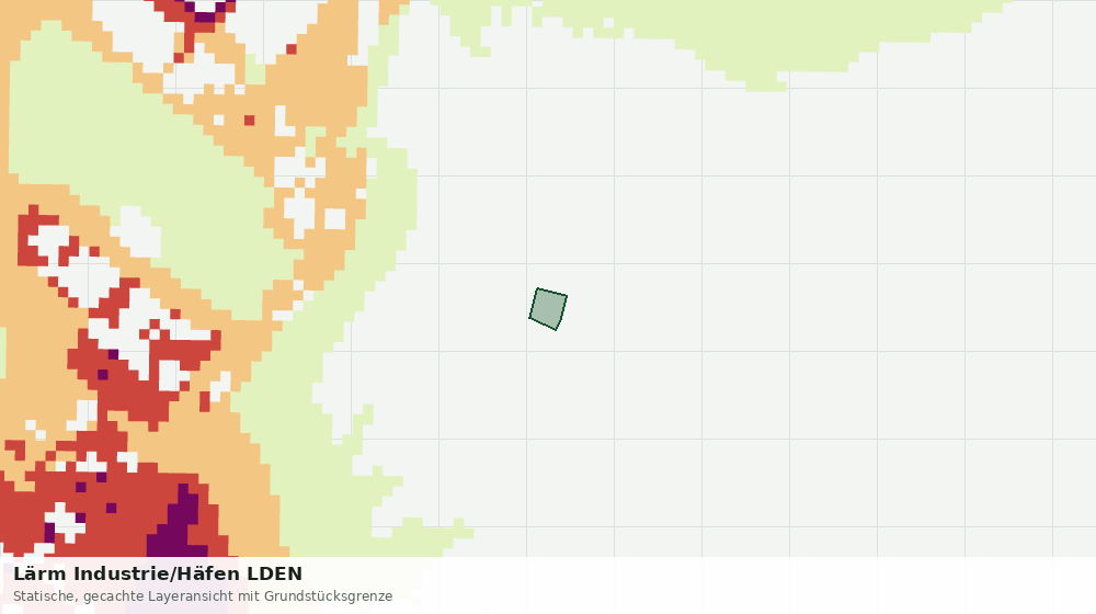 Statische Kartenansicht: Lärm Industrie/Häfen LDEN
