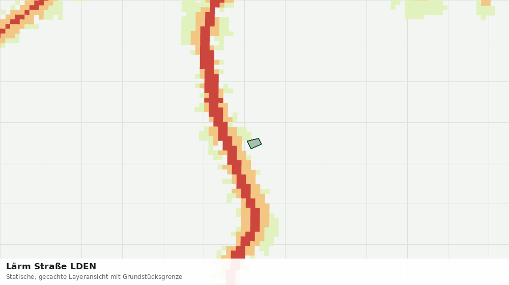 Statische Kartenansicht: Lärm Straße LDEN