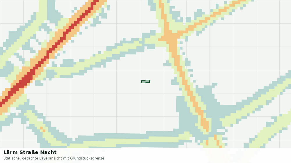 Statische Kartenansicht: Lärm Straße Nacht