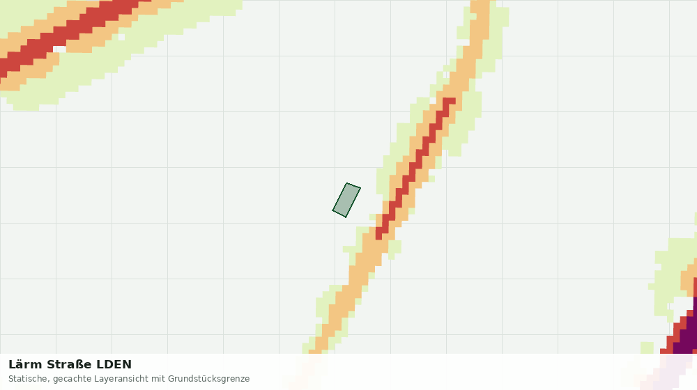 Statische Kartenansicht: Lärm Straße LDEN
