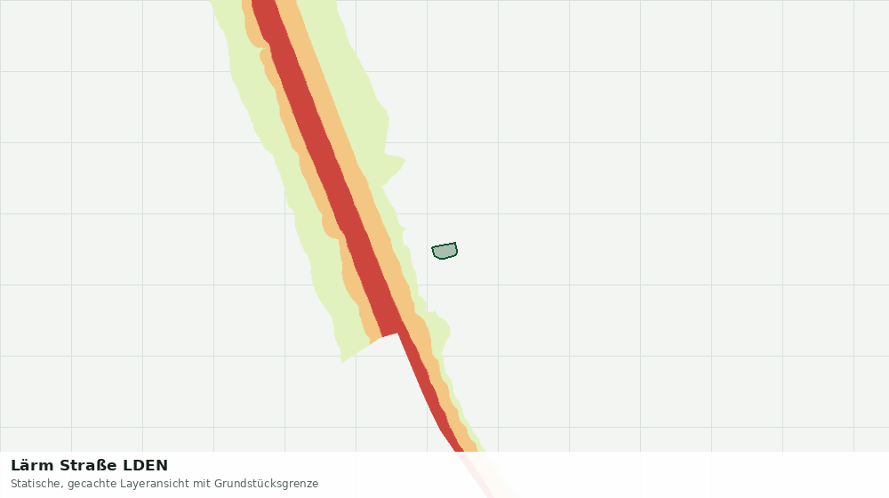 Statische Kartenansicht: Lärm Straße LDEN