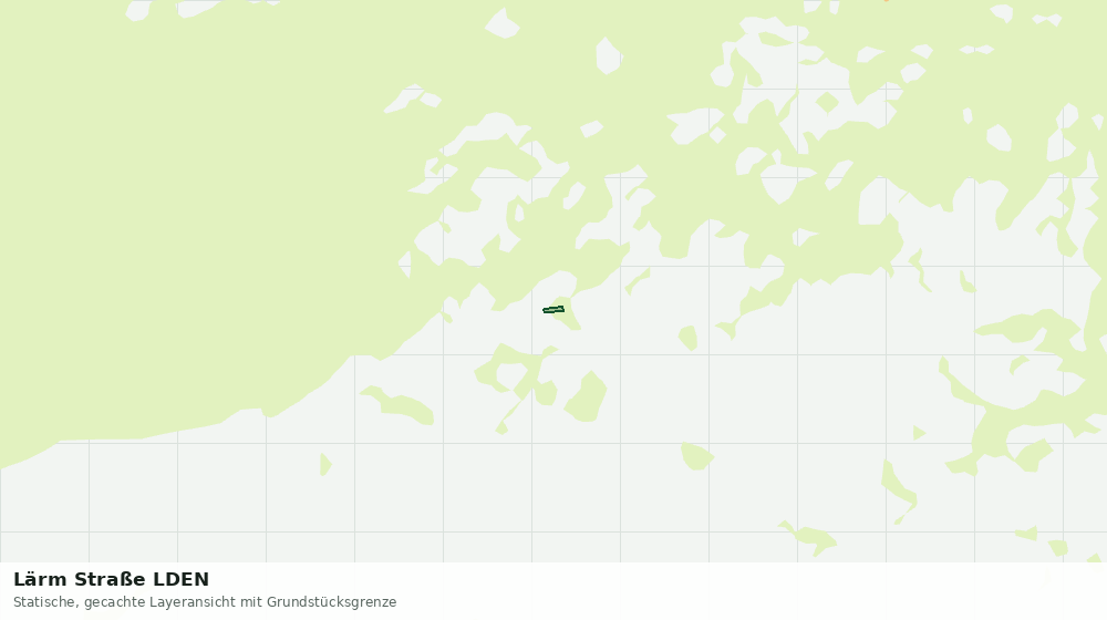 Statische Kartenansicht: Lärm Straße LDEN