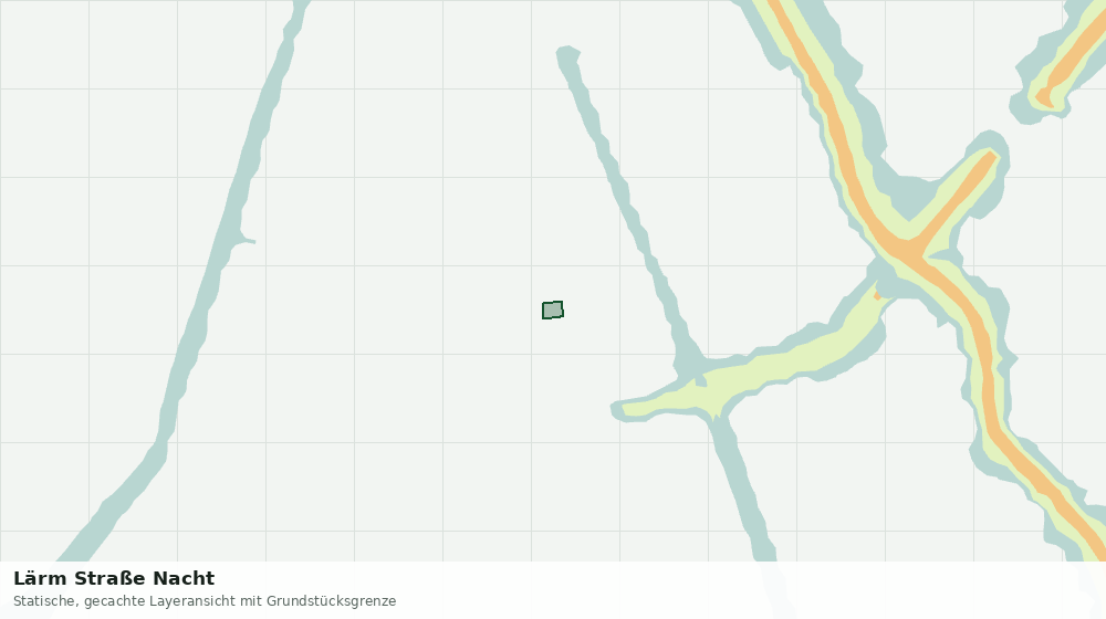 Statische Kartenansicht: Lärm Straße Nacht
