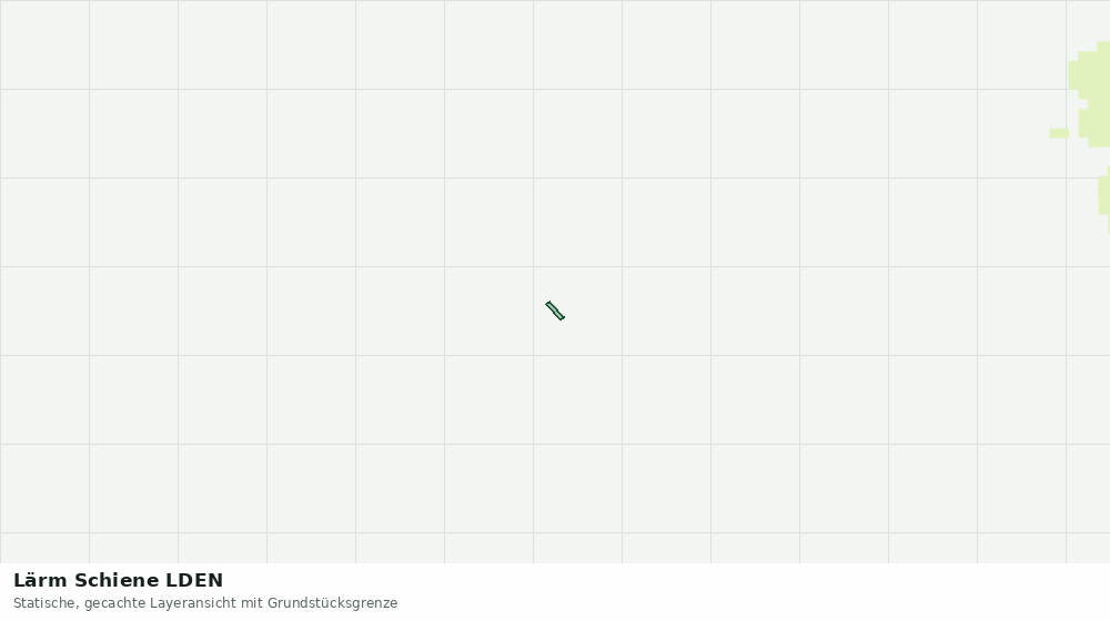 Statische Kartenansicht: Lärm Schiene LDEN