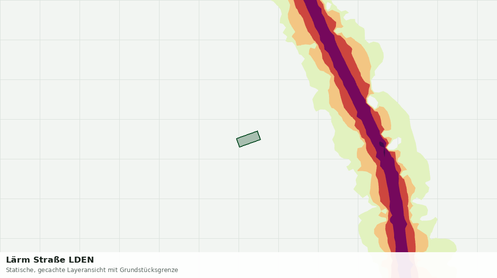 Statische Kartenansicht: Lärm Straße LDEN