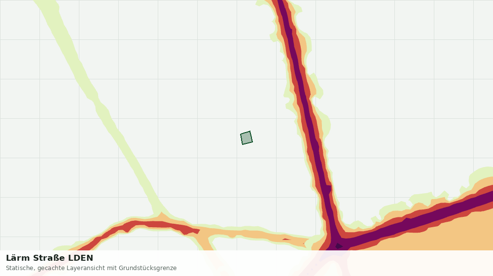Statische Kartenansicht: Lärm Straße LDEN