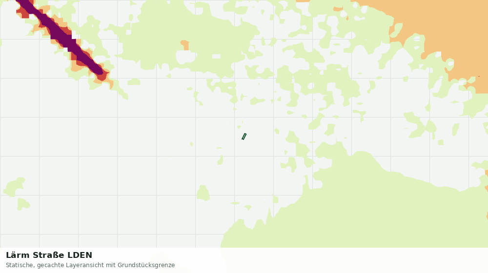 Statische Kartenansicht: Lärm Straße LDEN