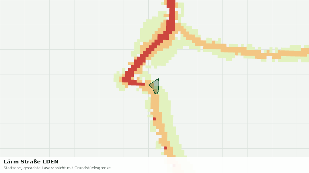 Statische Kartenansicht: Lärm Straße LDEN