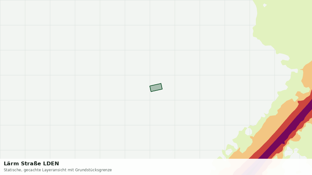 Statische Kartenansicht: Lärm Straße LDEN