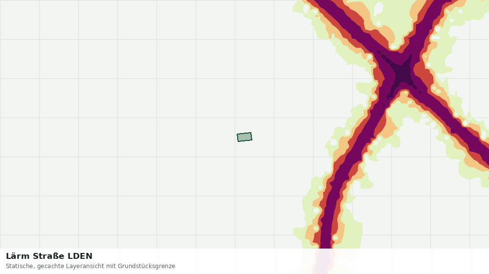 Statische Kartenansicht: Lärm Straße LDEN