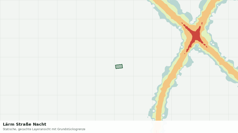 Statische Kartenansicht: Lärm Straße Nacht