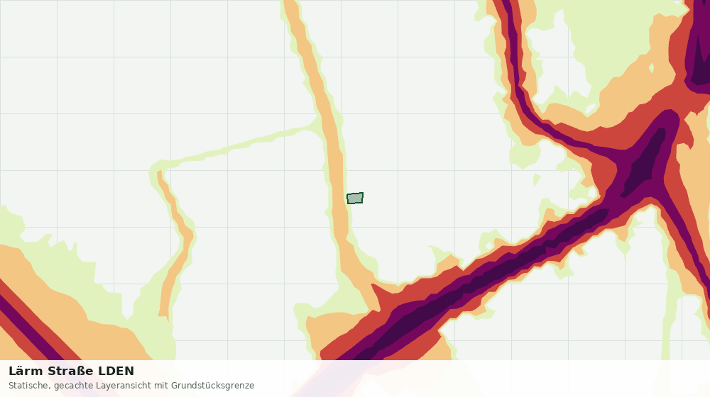 Statische Kartenansicht: Lärm Straße LDEN