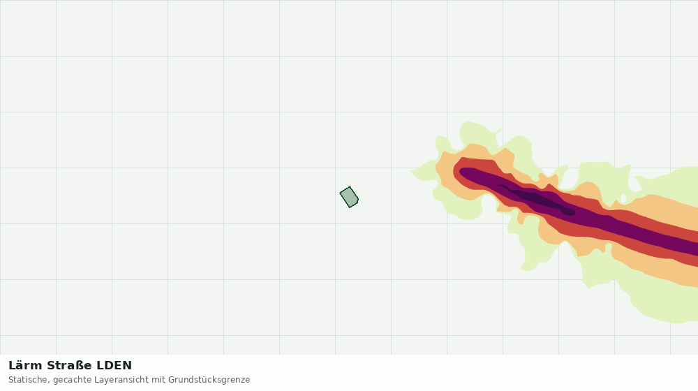 Statische Kartenansicht: Lärm Straße LDEN