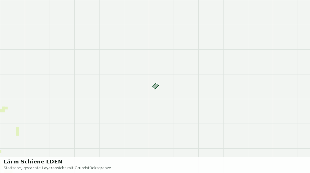 Statische Kartenansicht: Lärm Schiene LDEN